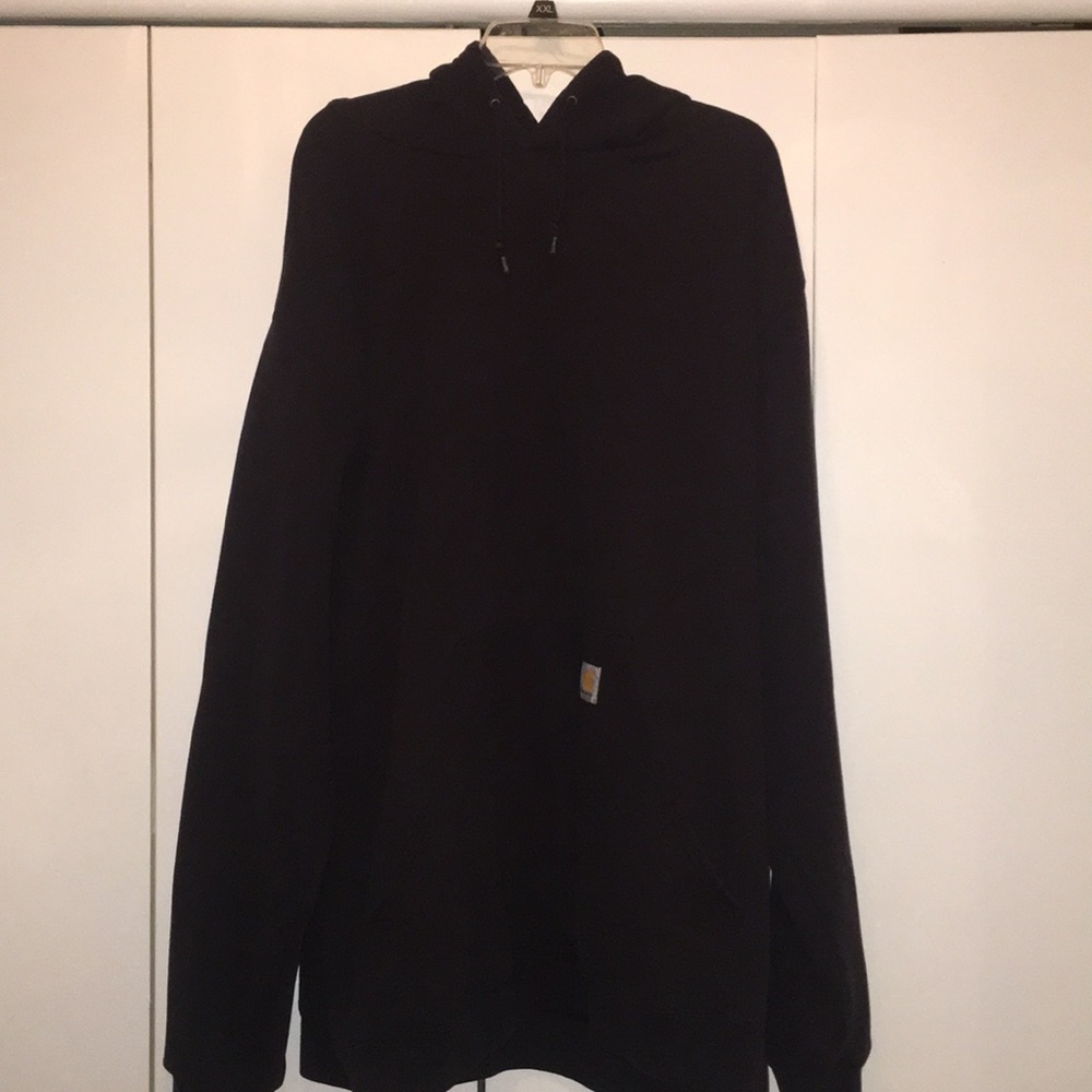 Used Black Long sleeve black sweatshirt with hood